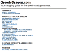 Tablet Screenshot of greedydragon.com